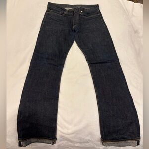 Men's Dark Blue vintage denim jeans